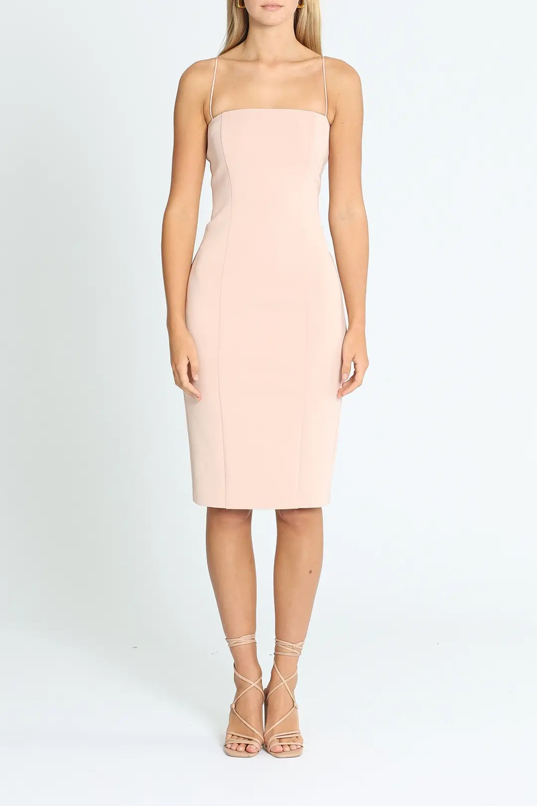 Bec and bridge top marvellous midi dress peach
