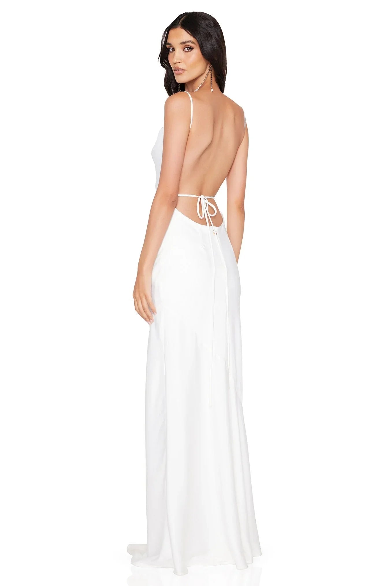 Entice Drape Gown in Ivory